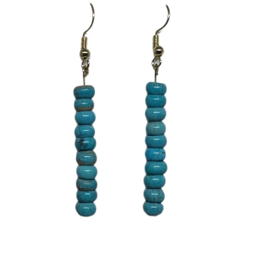 Howlite earrings handmade